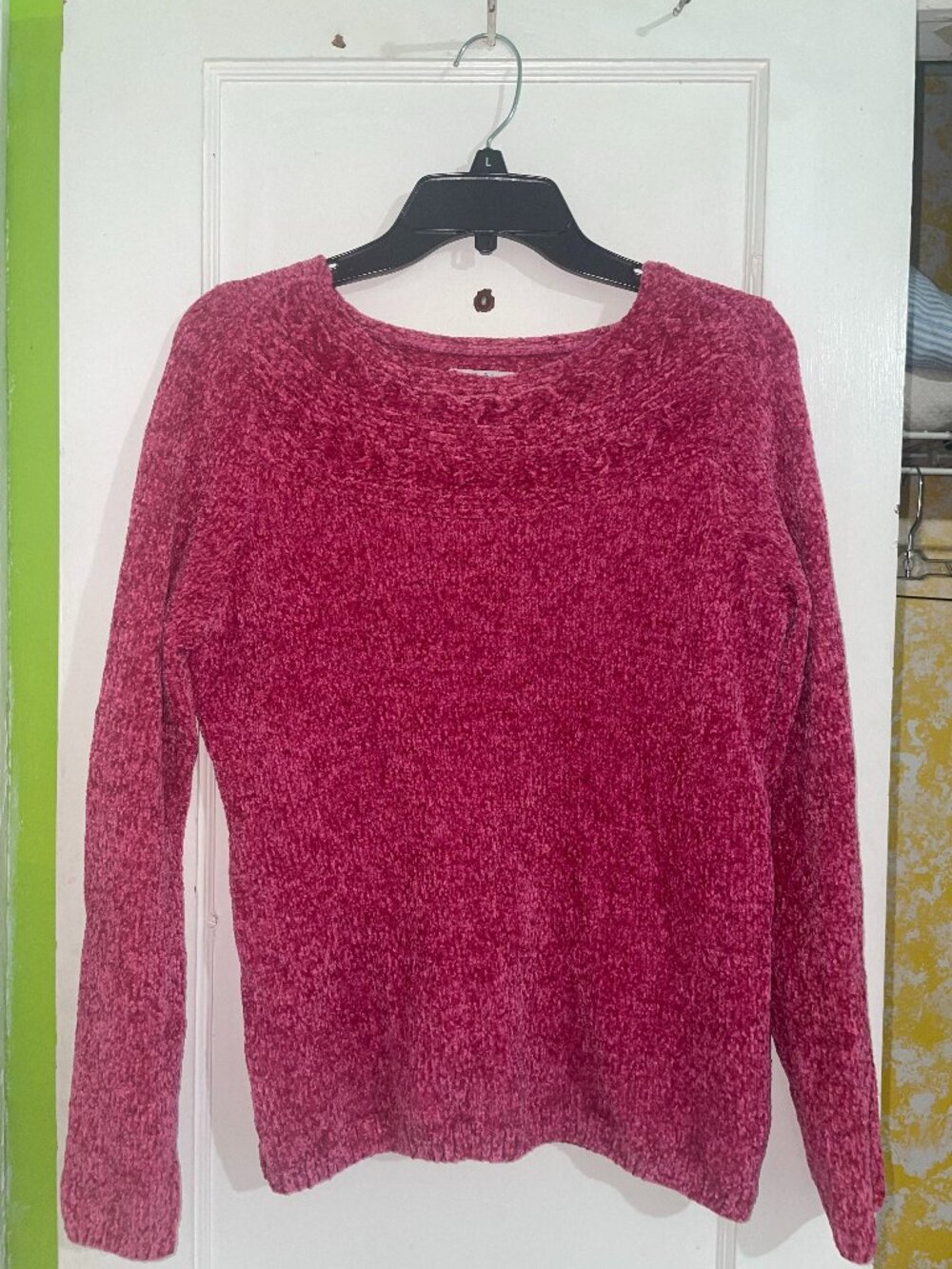 Pink Croft & Barrow Knit Sweater Size M